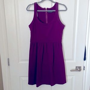 Cynthia Rowley Purple Racerback Dress with Pockets